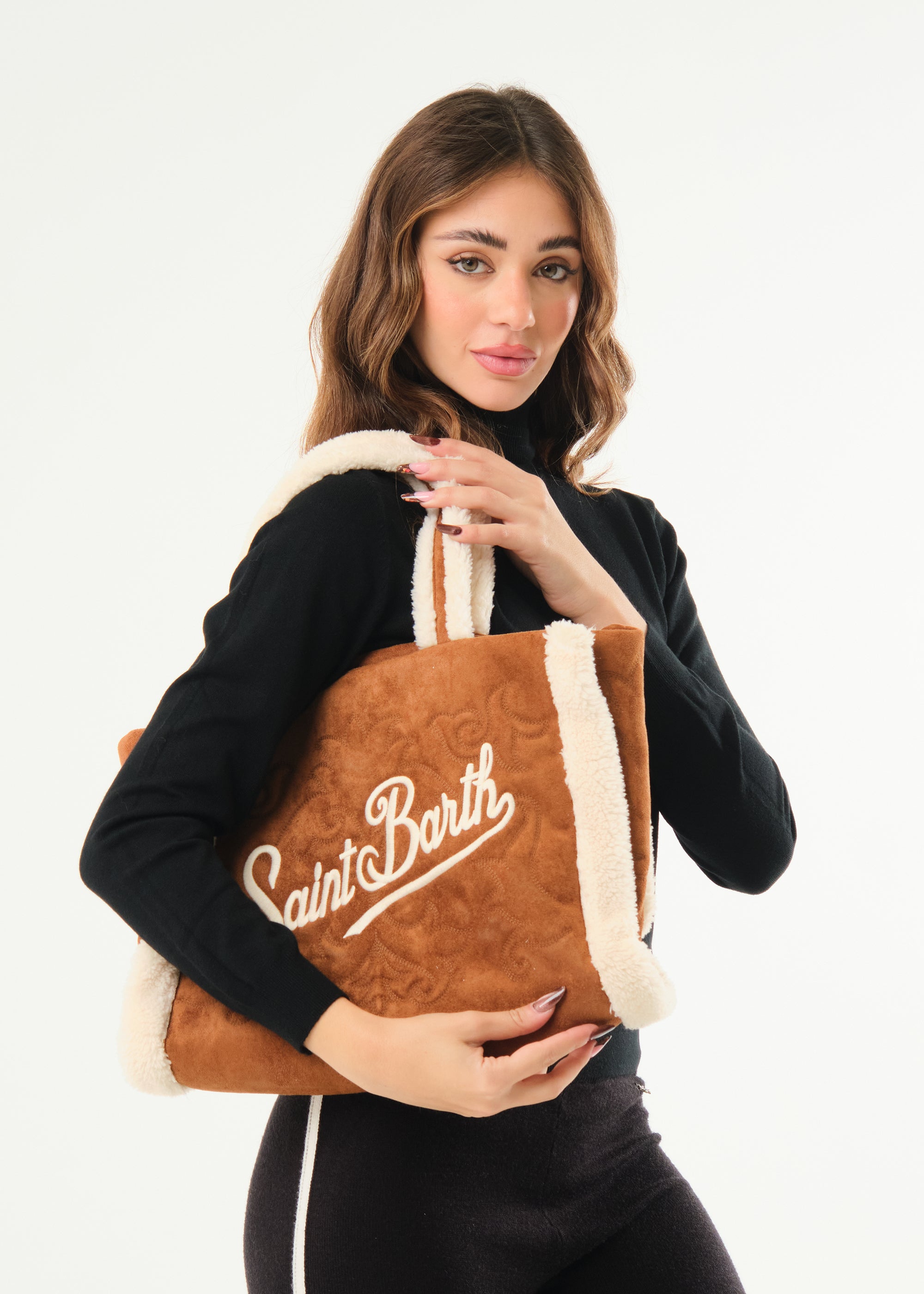 Borsa Vanity Shearling