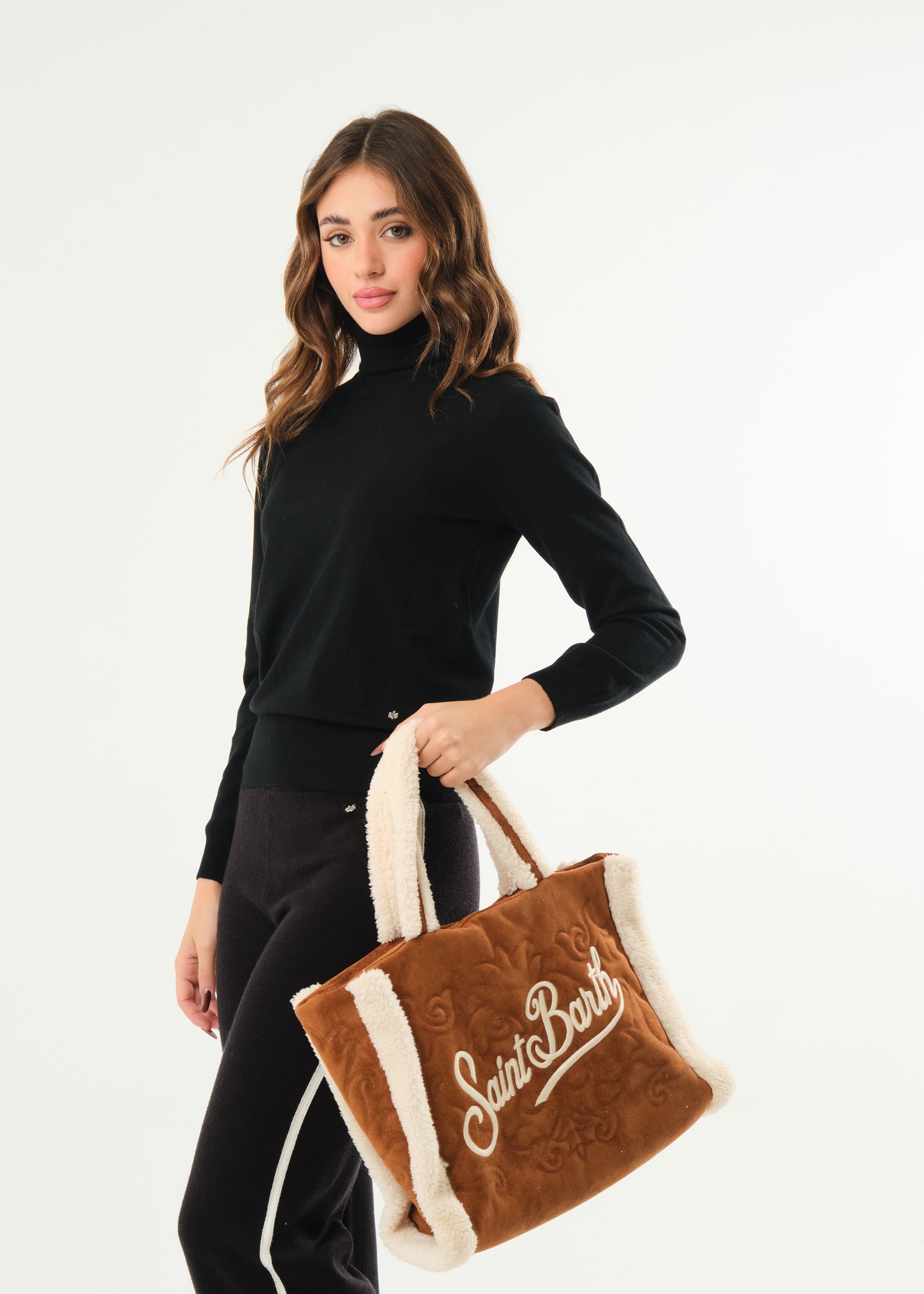 Borsa Vanity Shearling
