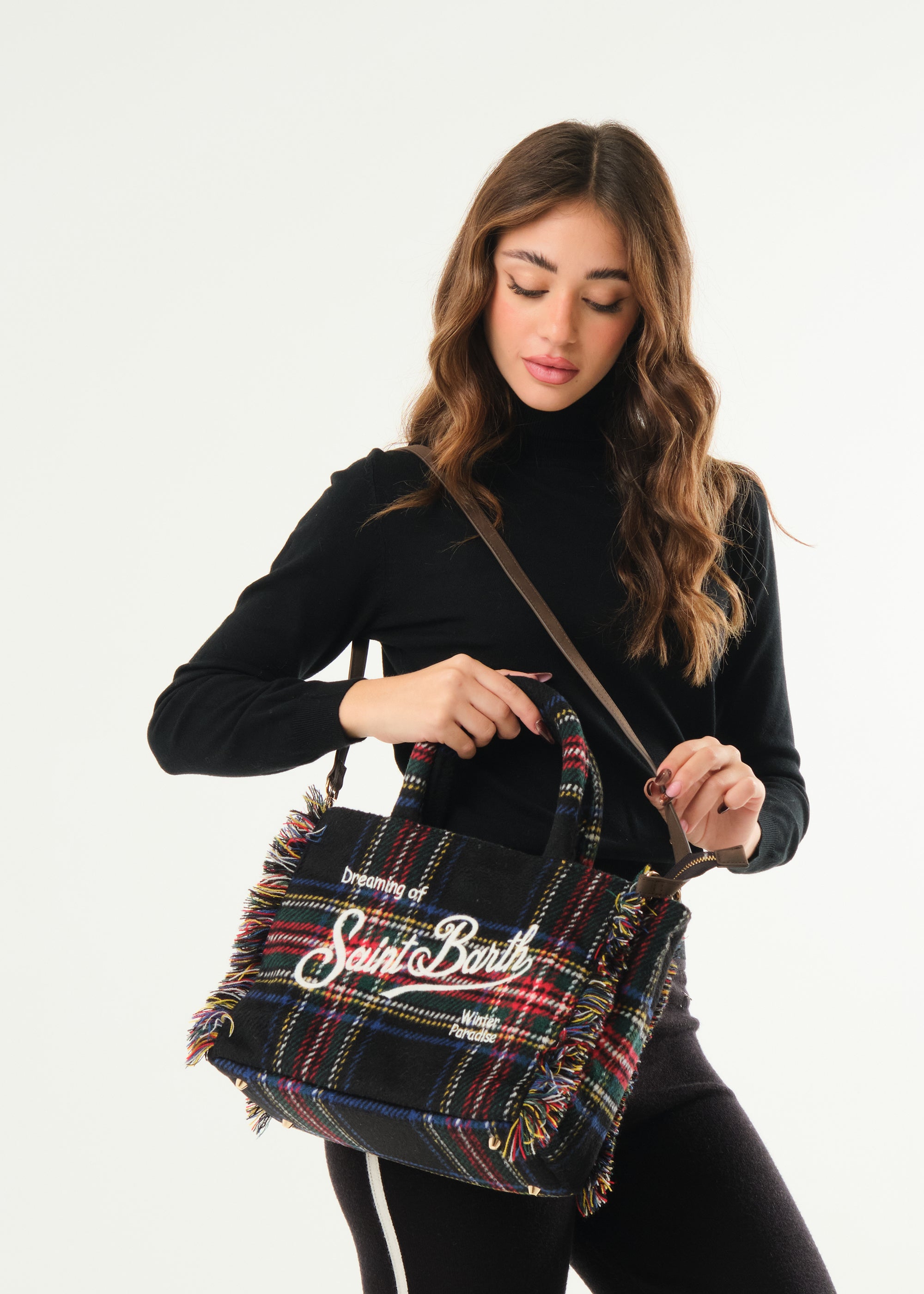 Borsa Colette Wool Tartan