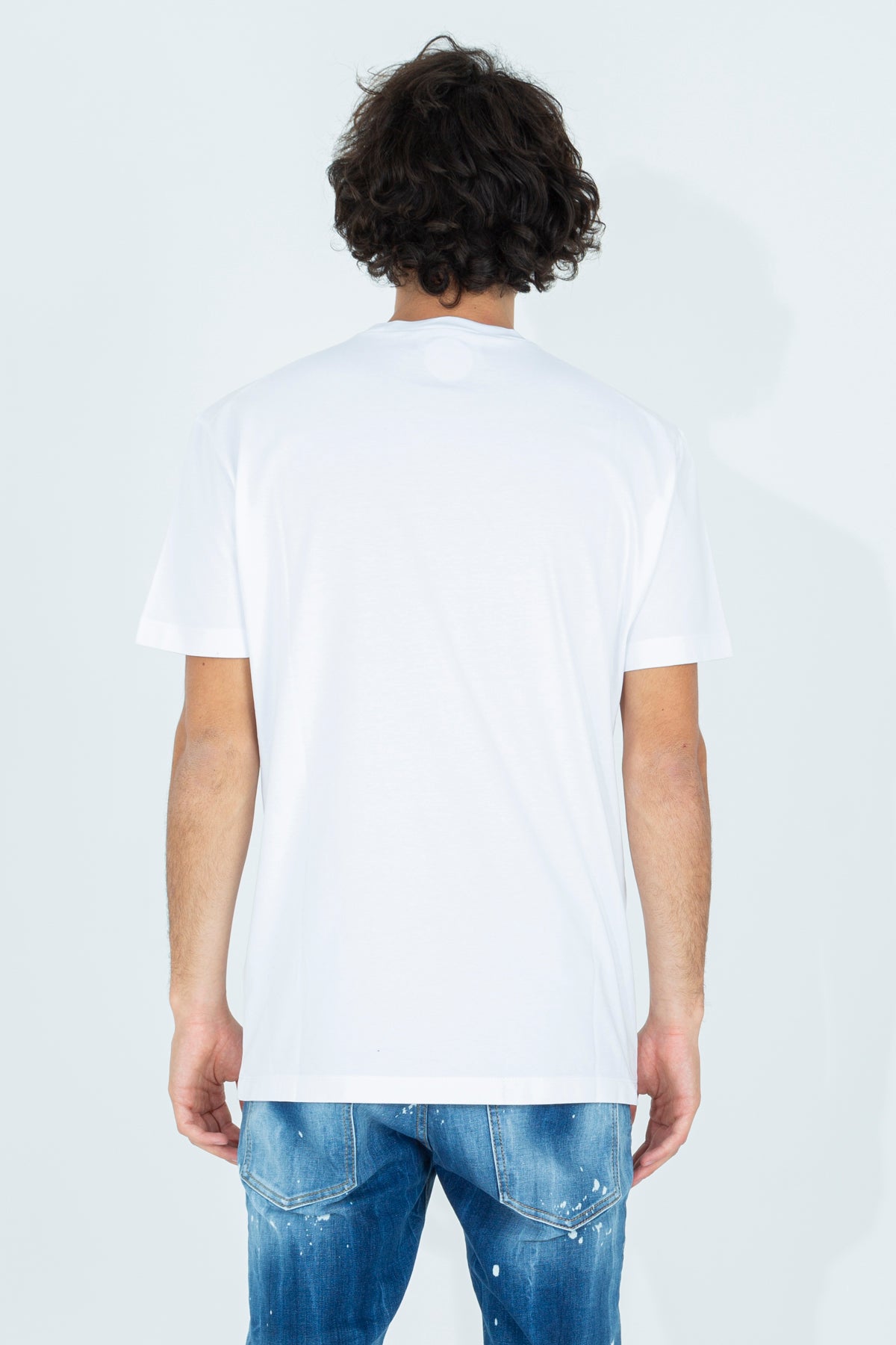 T-shirt with side logo print