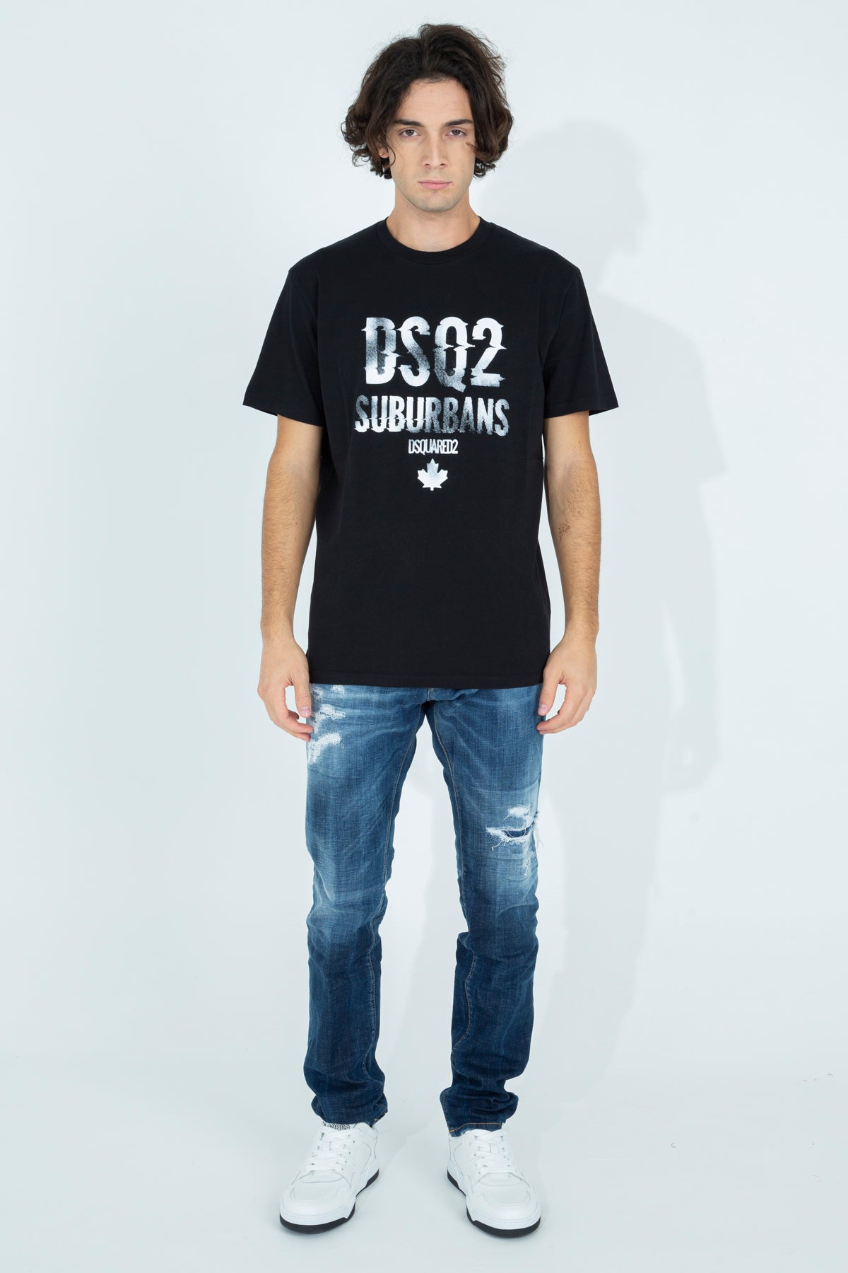 T-shirt with front logo print