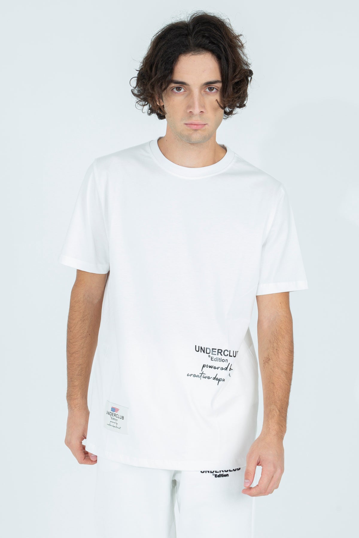 T-shirt con stampa posteriore