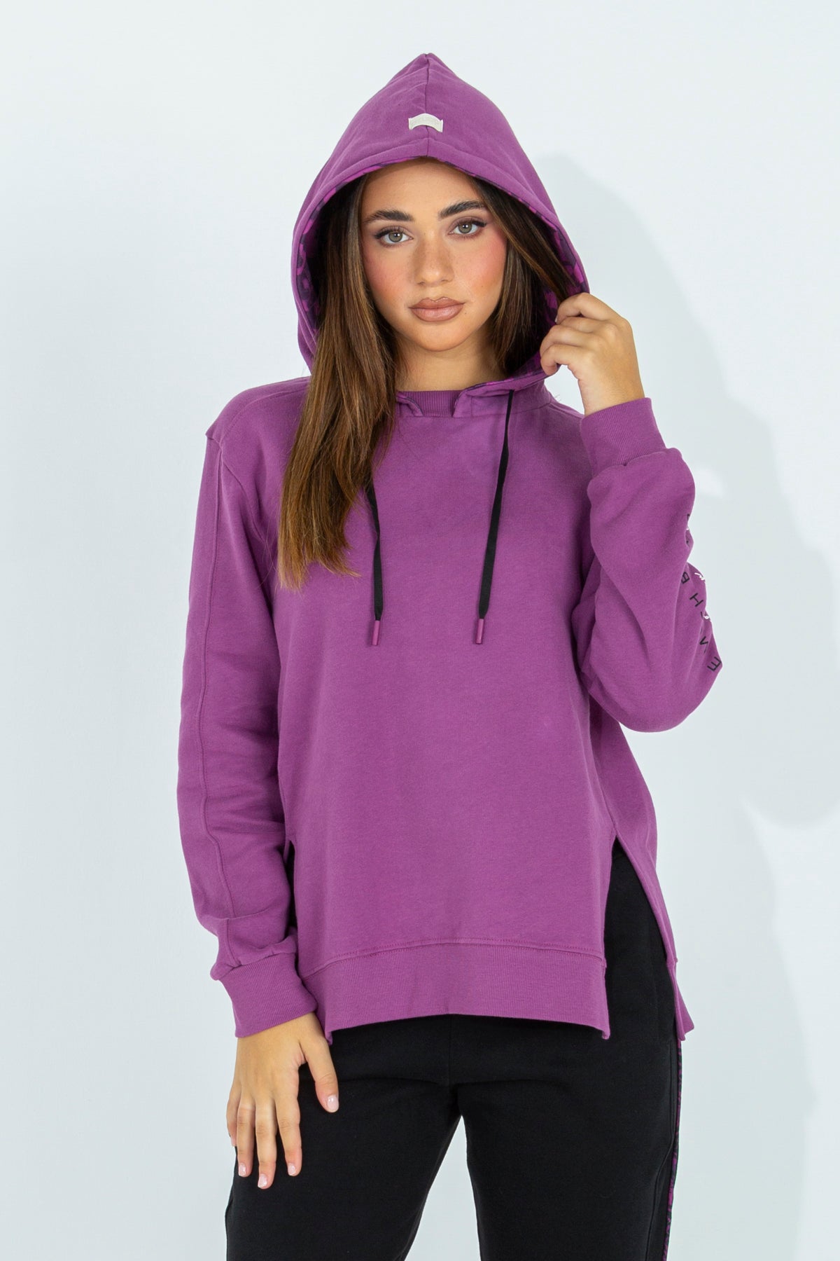 Solid color hoodie