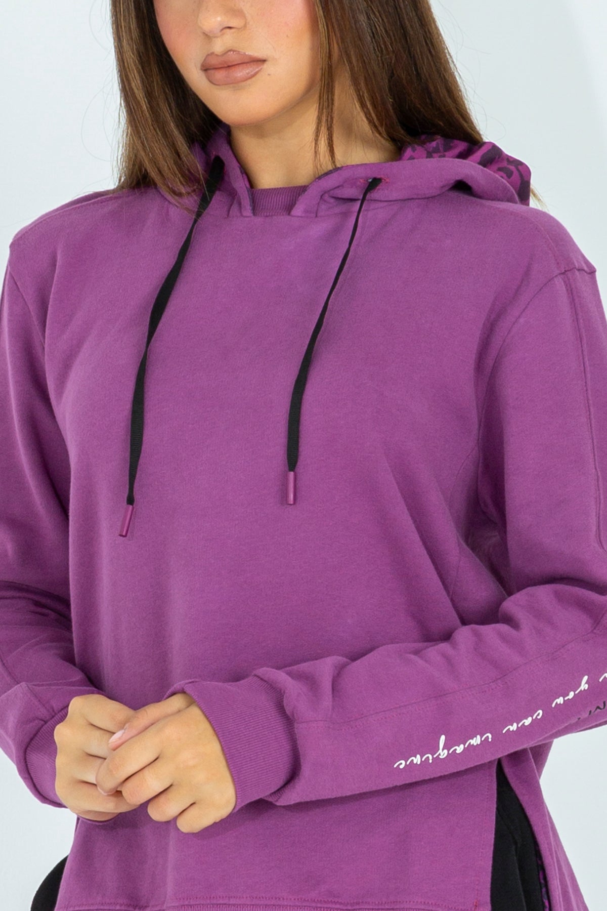 Solid color hoodie