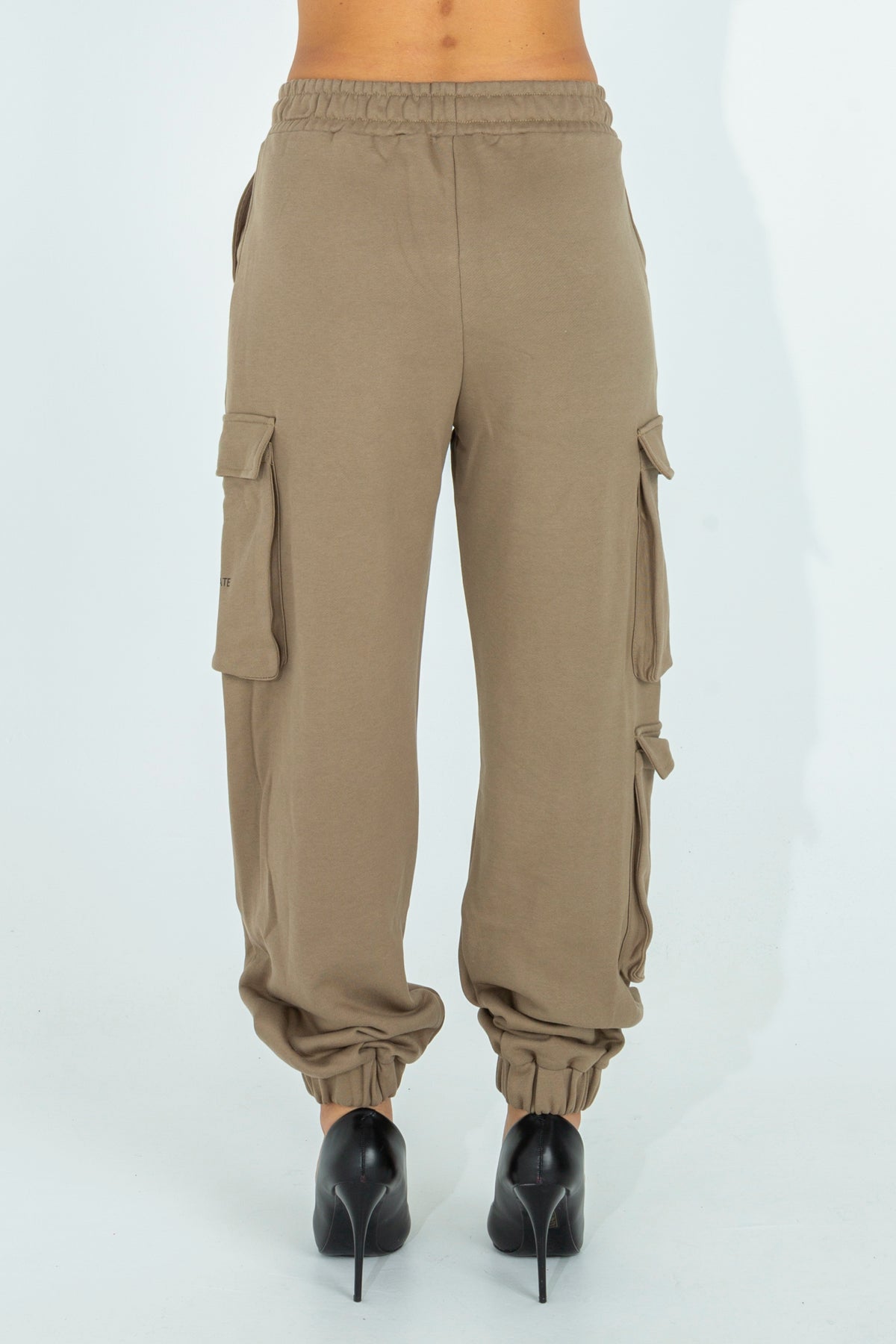 Fleece cargo pants