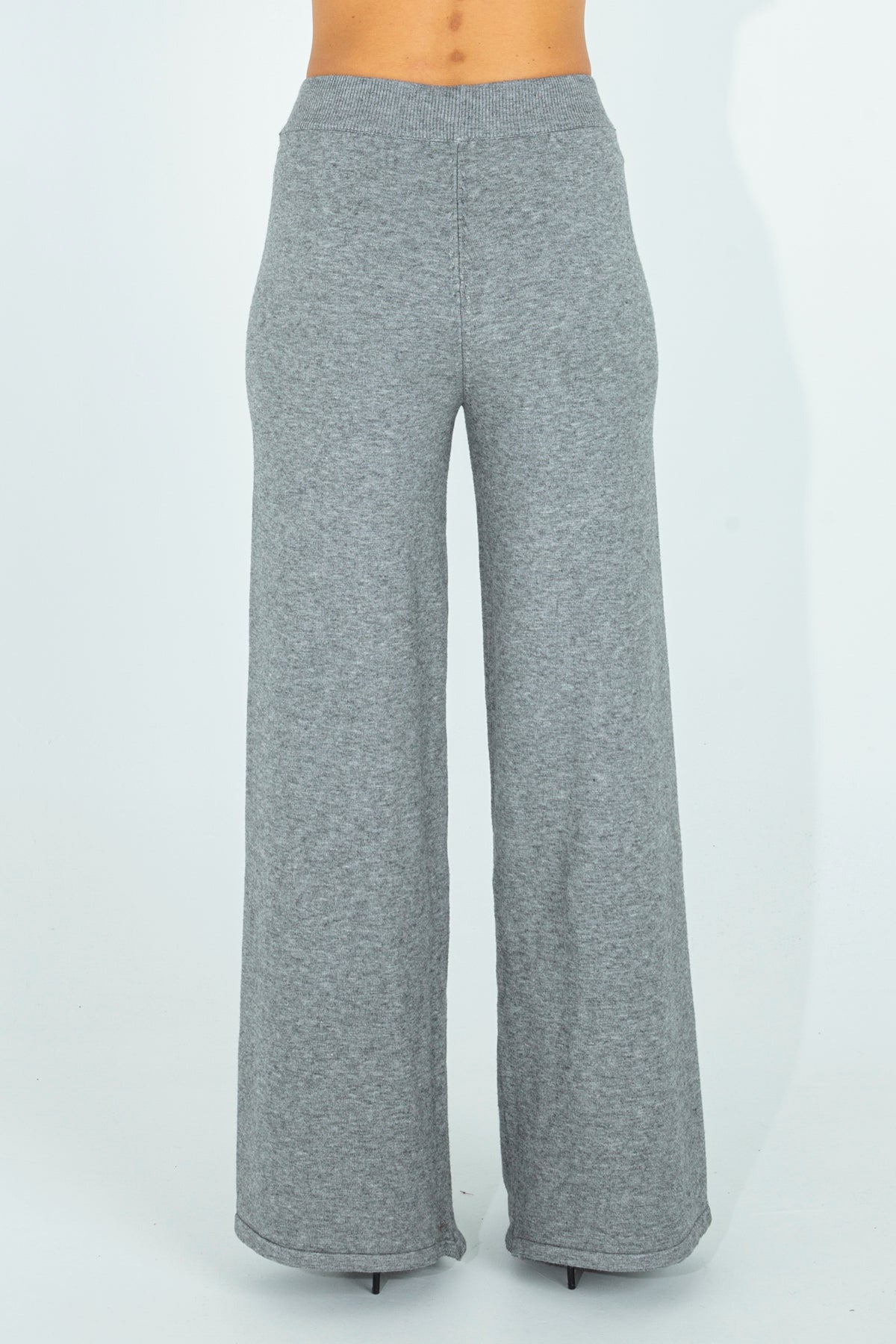 Knitted palazzo trousers