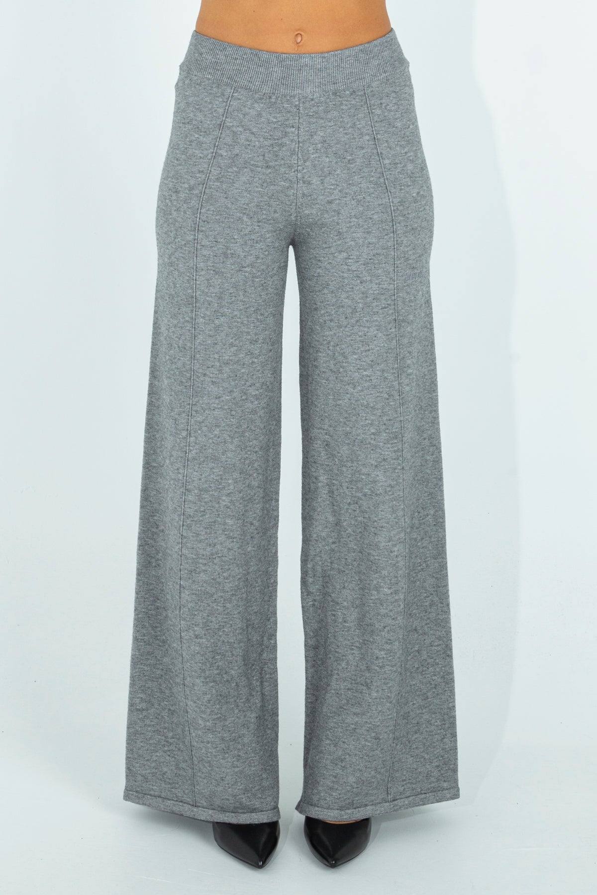 Knitted palazzo trousers