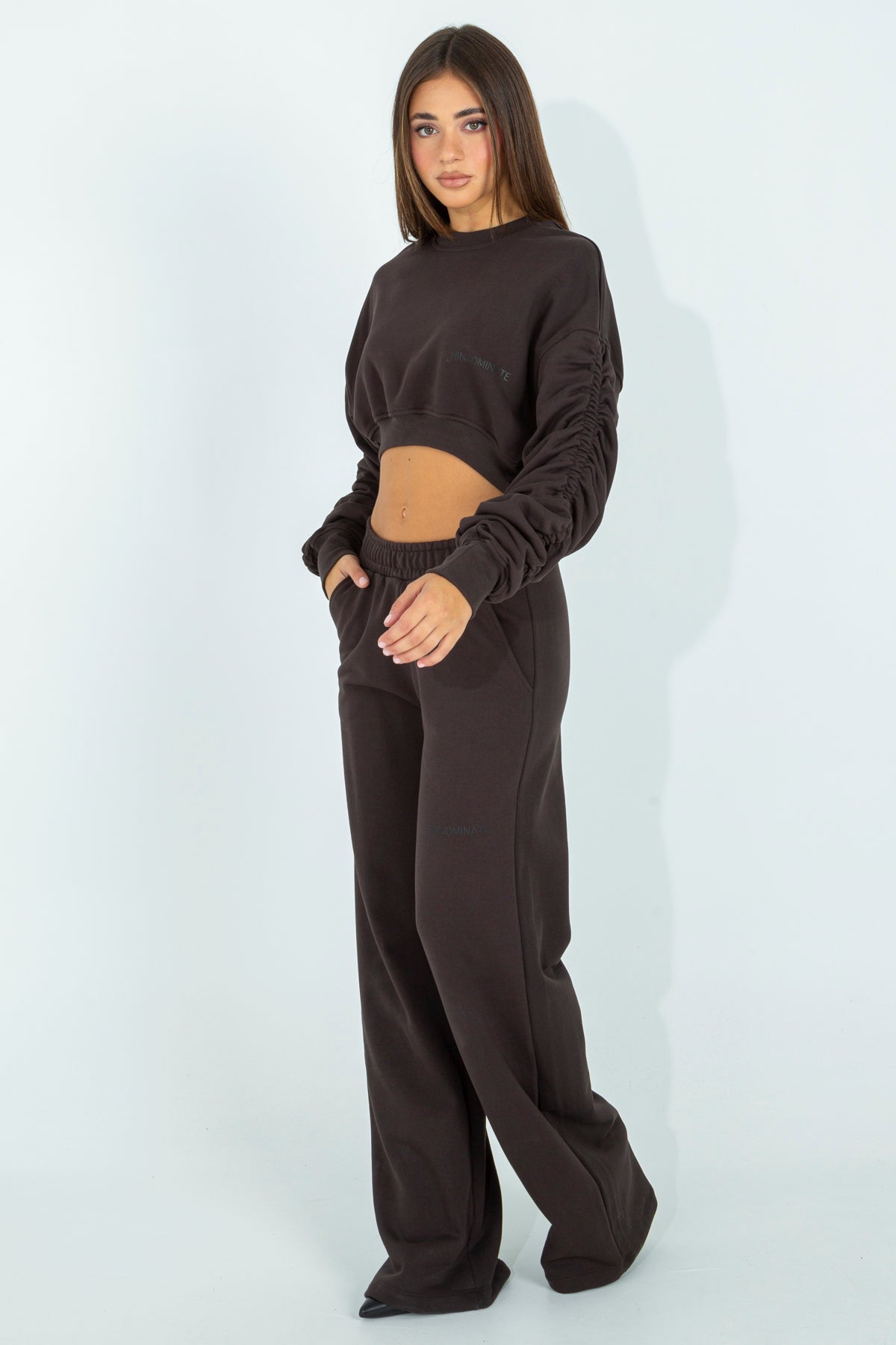 Palazzo tracksuit trousers