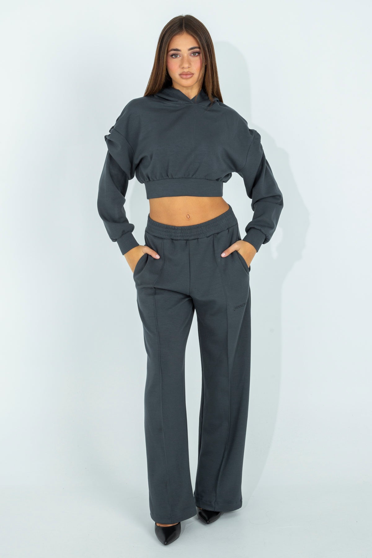 Palazzo trousers in modal