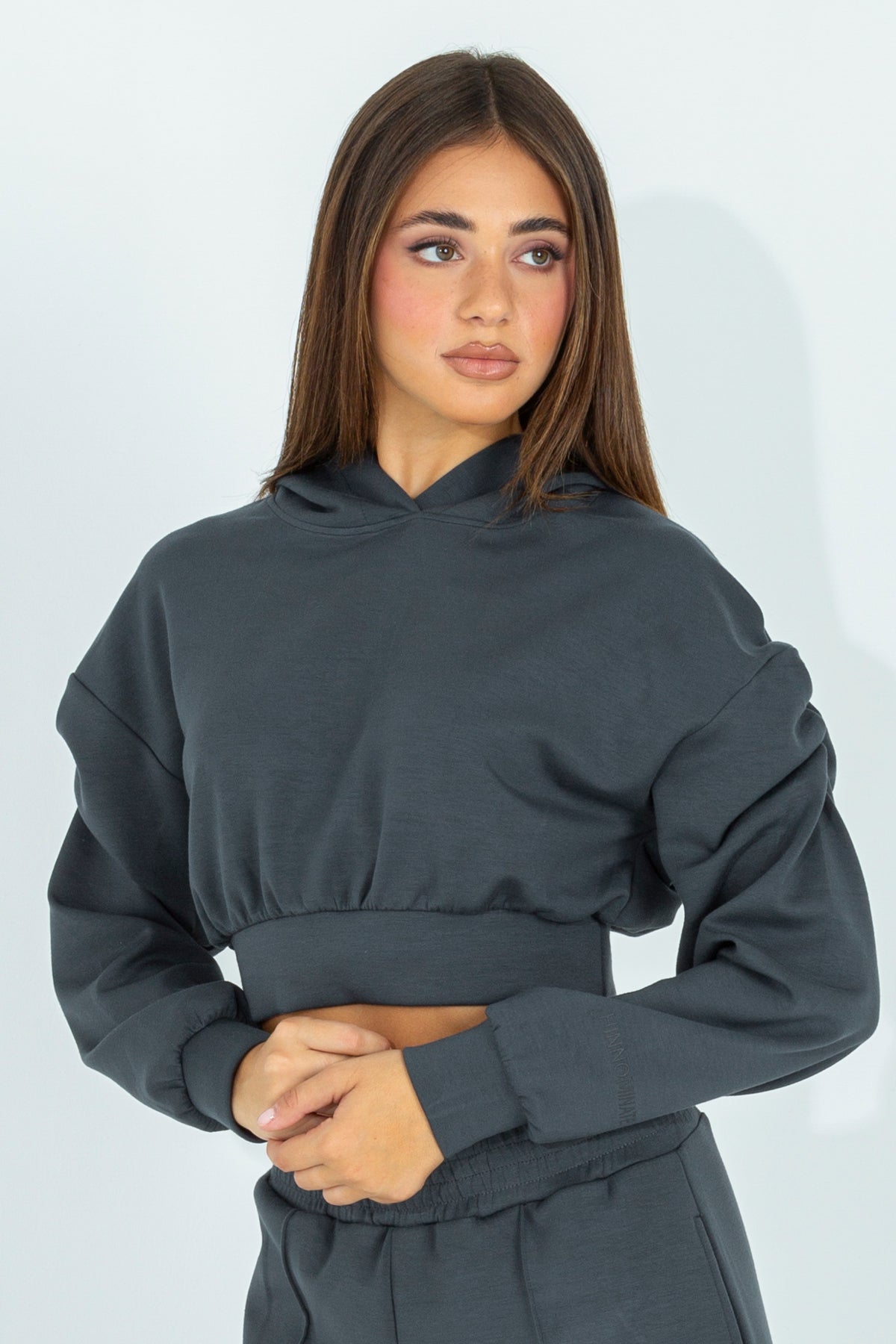 Modal crop sweatshirt