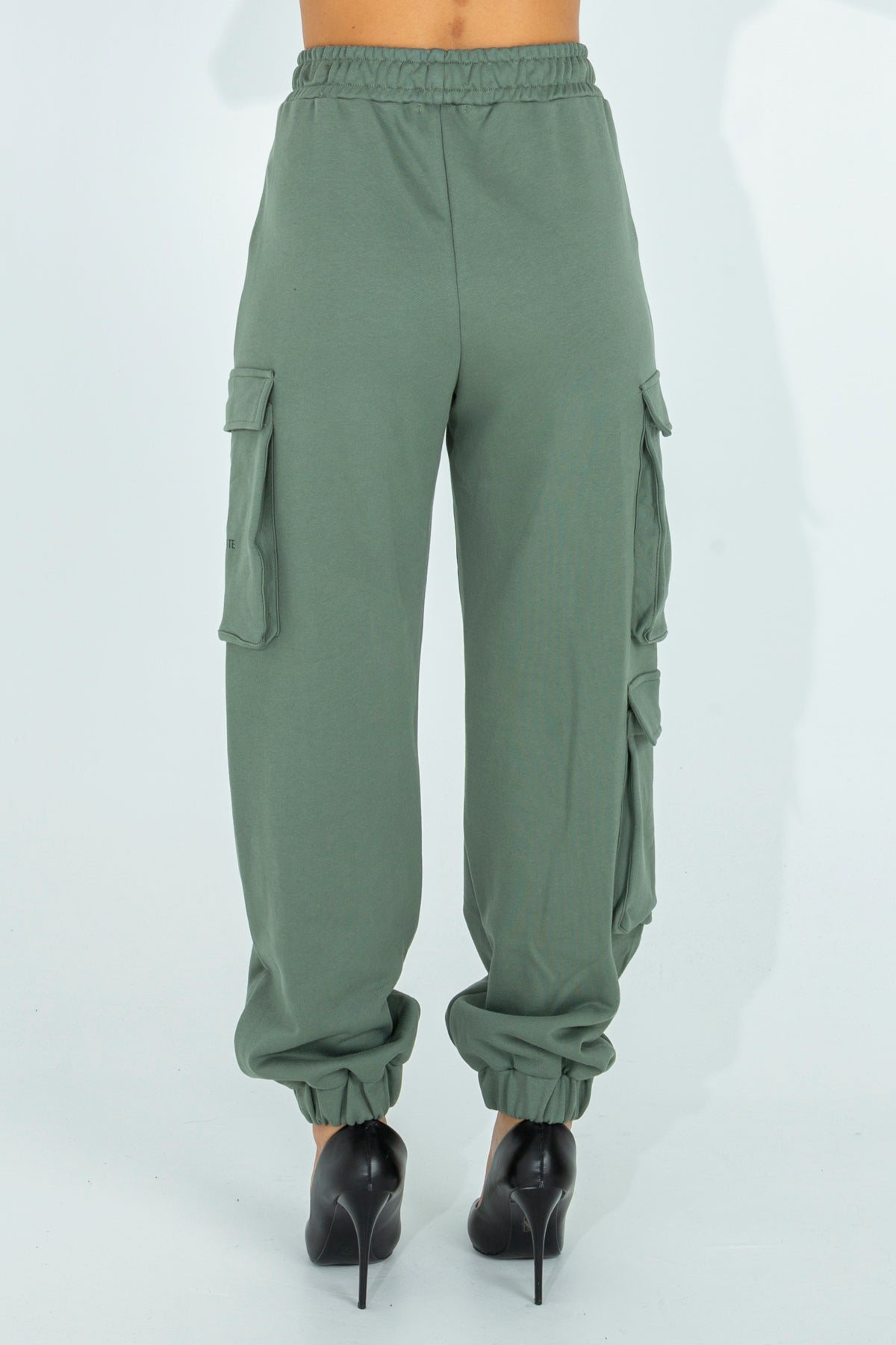 Fleece cargo pants