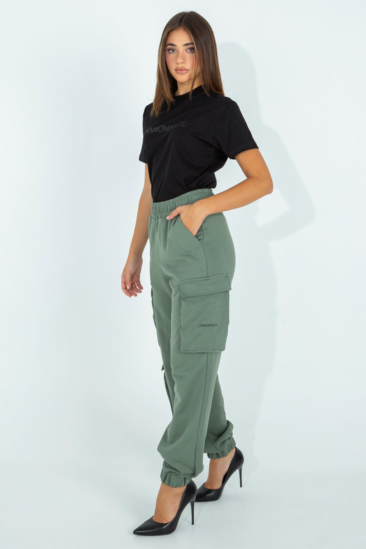 Fleece cargo pants