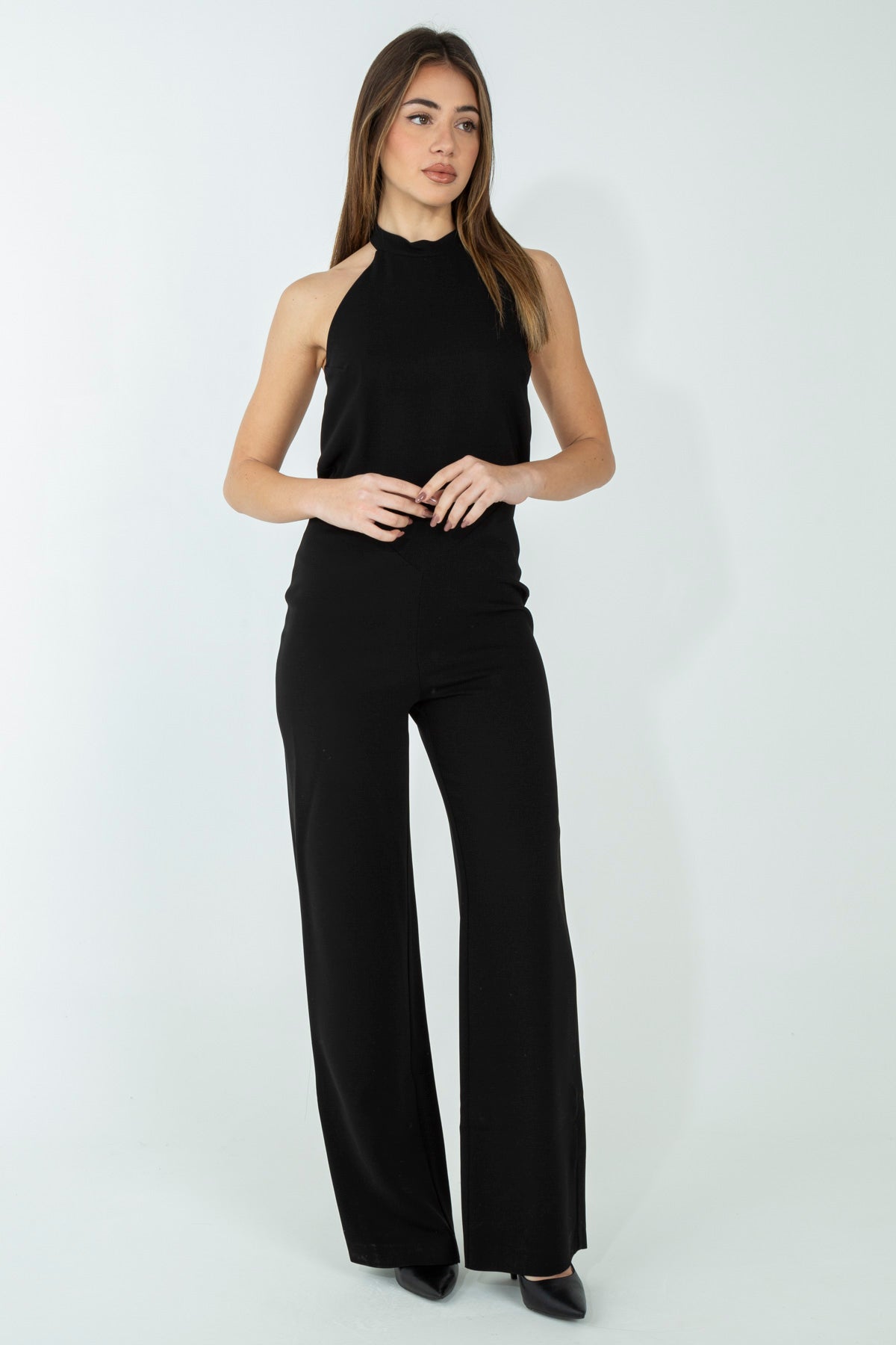 Tuta con scollo americano