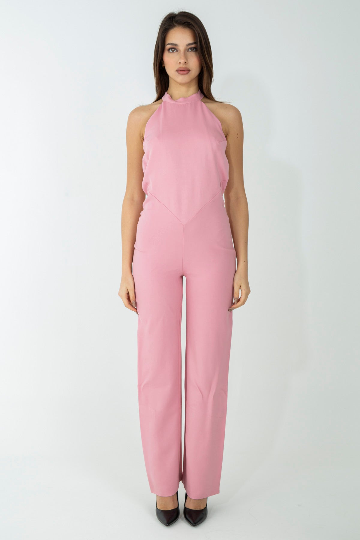 Tuta con scollo americano