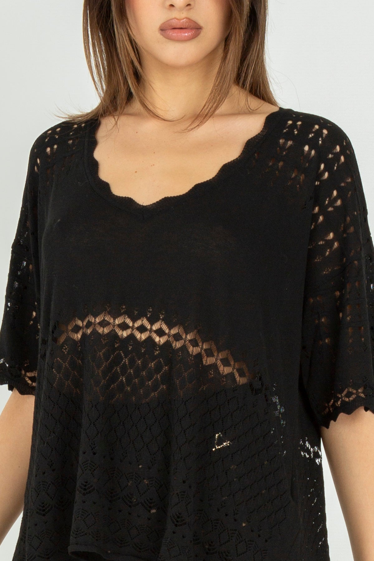 Maglia morbida lavorata