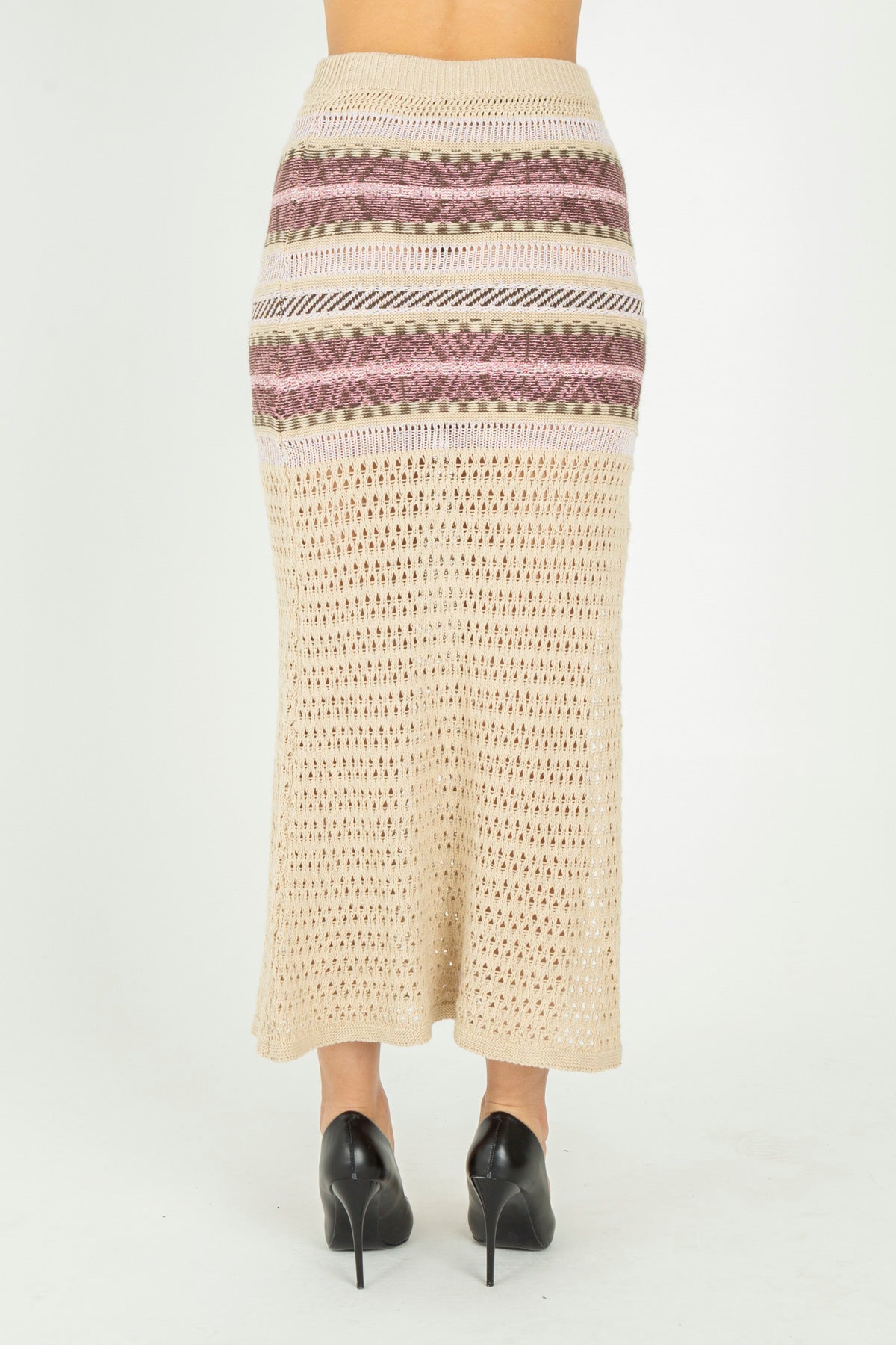 Gonna a tubino in maglia