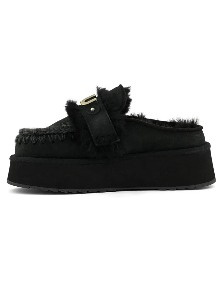 Eskimo Sabot Platform clog Bkbk