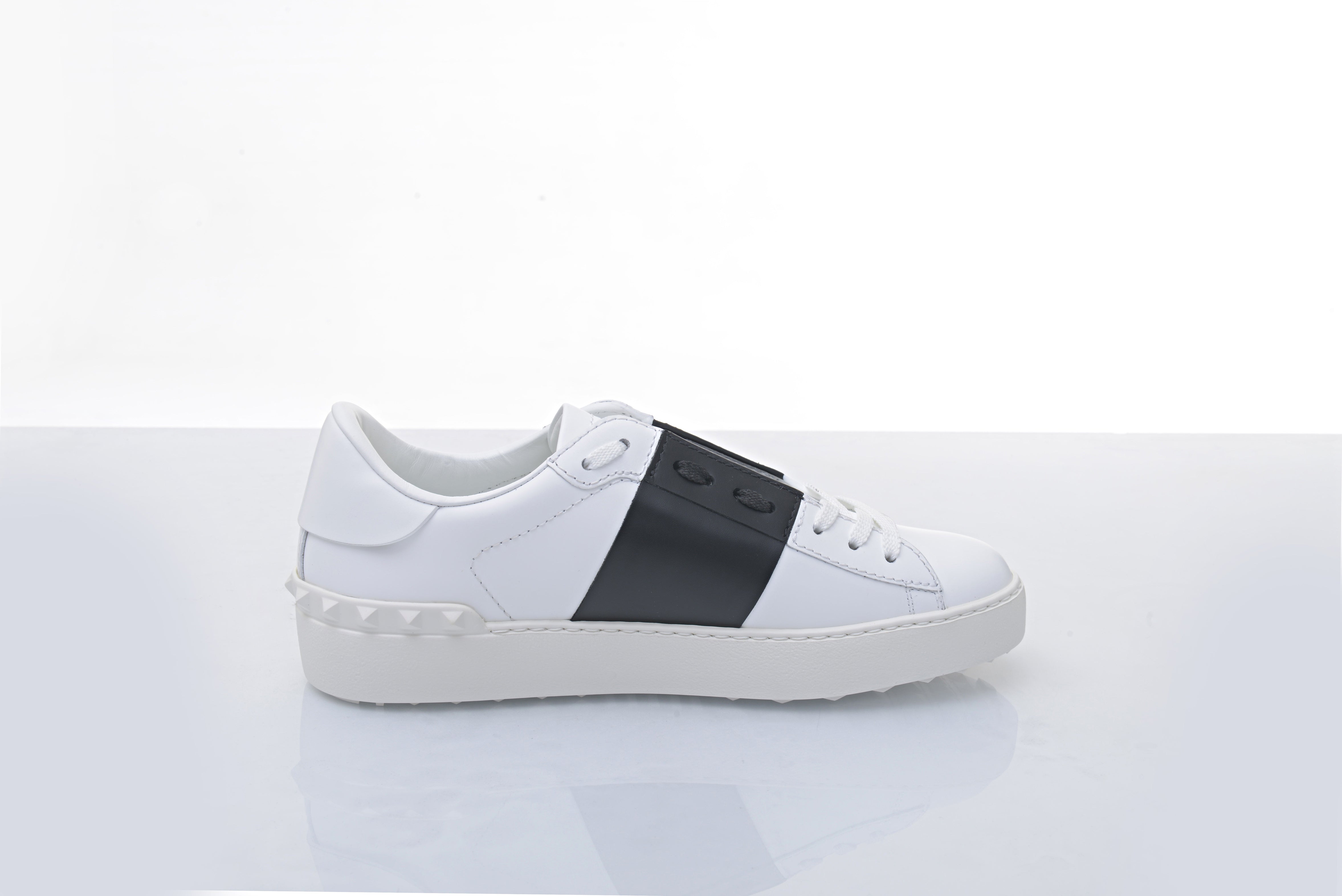 VALENTINO Rockstud sneakers with contrasting band