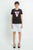 LE VOLIERE T-shirt con applicazione multicolor
