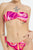 ME FUI Costume bikini fascia frou frou e slip nodi regolabile wet