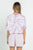 SHOE T-shirt crop ad effetto marble