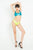 Victoria & Stella Costume bikini laminato bicolor