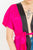 JIJIL Kimono con profili a contrasto