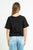 GAELLE T-shirt crop con applicazioni