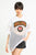 GAELLE T-shirt maxi con dettagli a rete