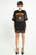 GAELLE T-shirt maxi con dettagli a rete