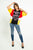 GAELLE T-shirt maxi multicolor