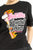 GAELLE T-shirt con inserti in tulle