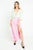 Victoria & Stella Abito maxi laminato color block